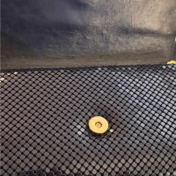 No name brand Navy blue sequin style envelope clutch - Picture 7 of 14